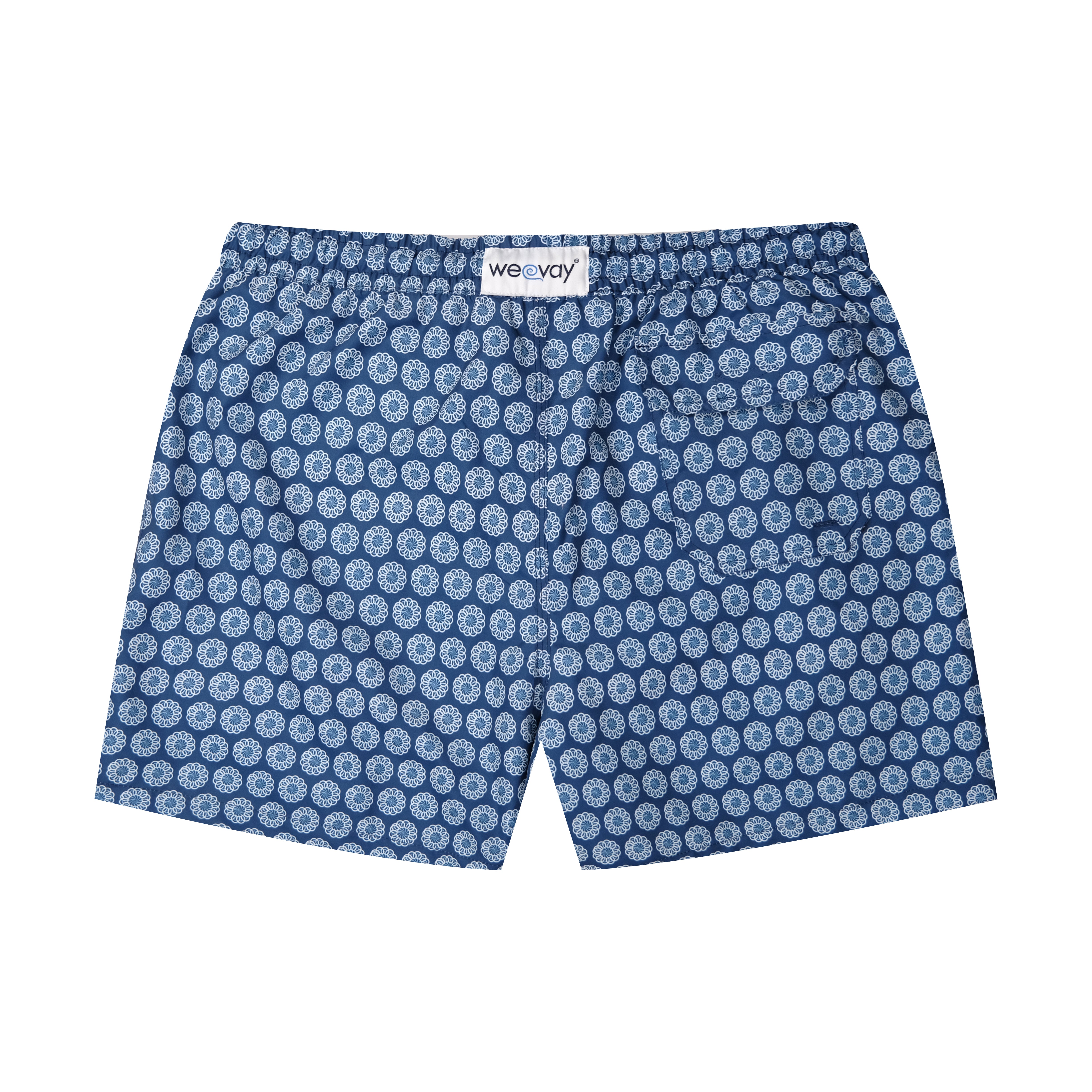 Maillot de Bain Weevay – "Mandala Bloom" Édition Bleu