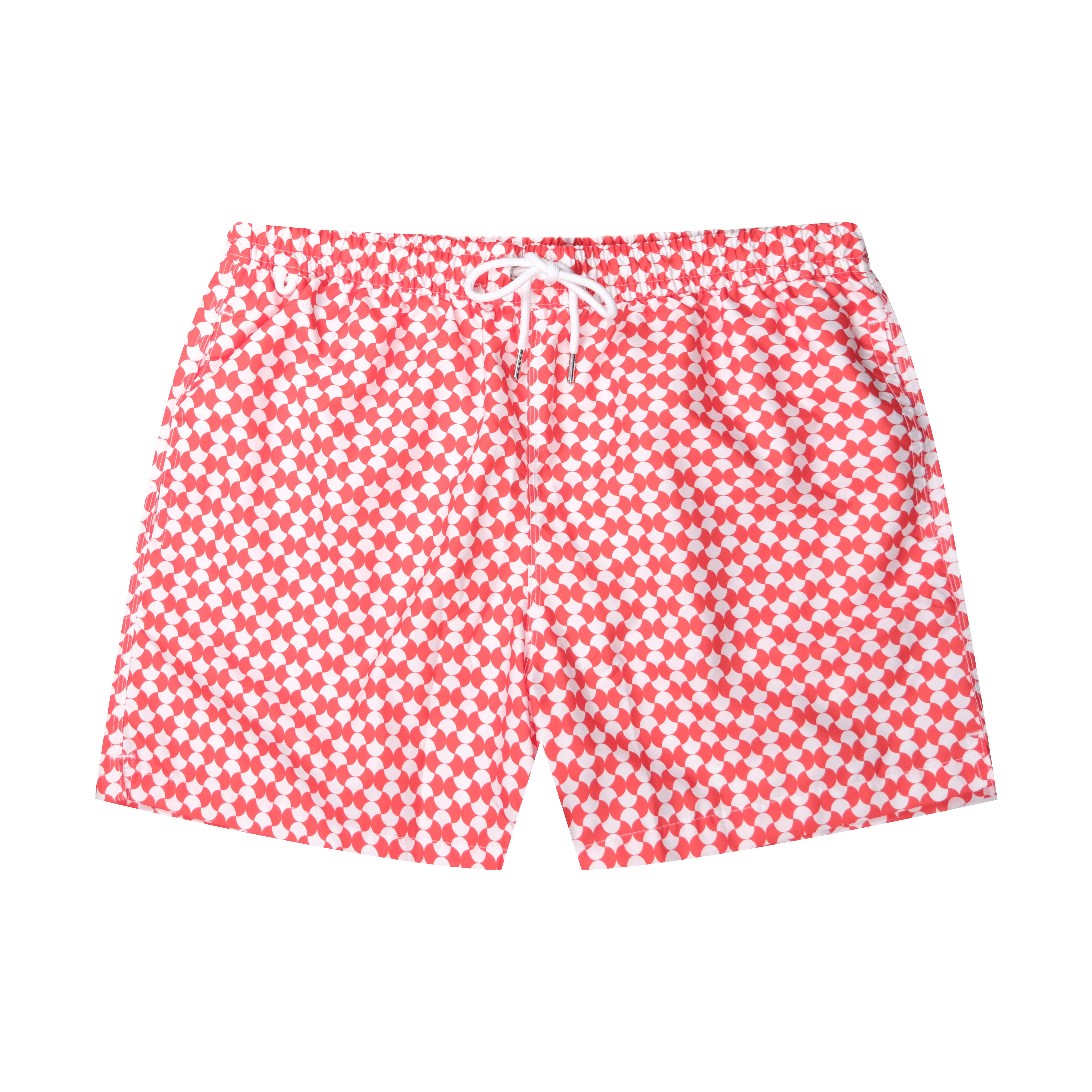 Maillot de Bain Weevay – "Cercle Géométrique Rouge"
