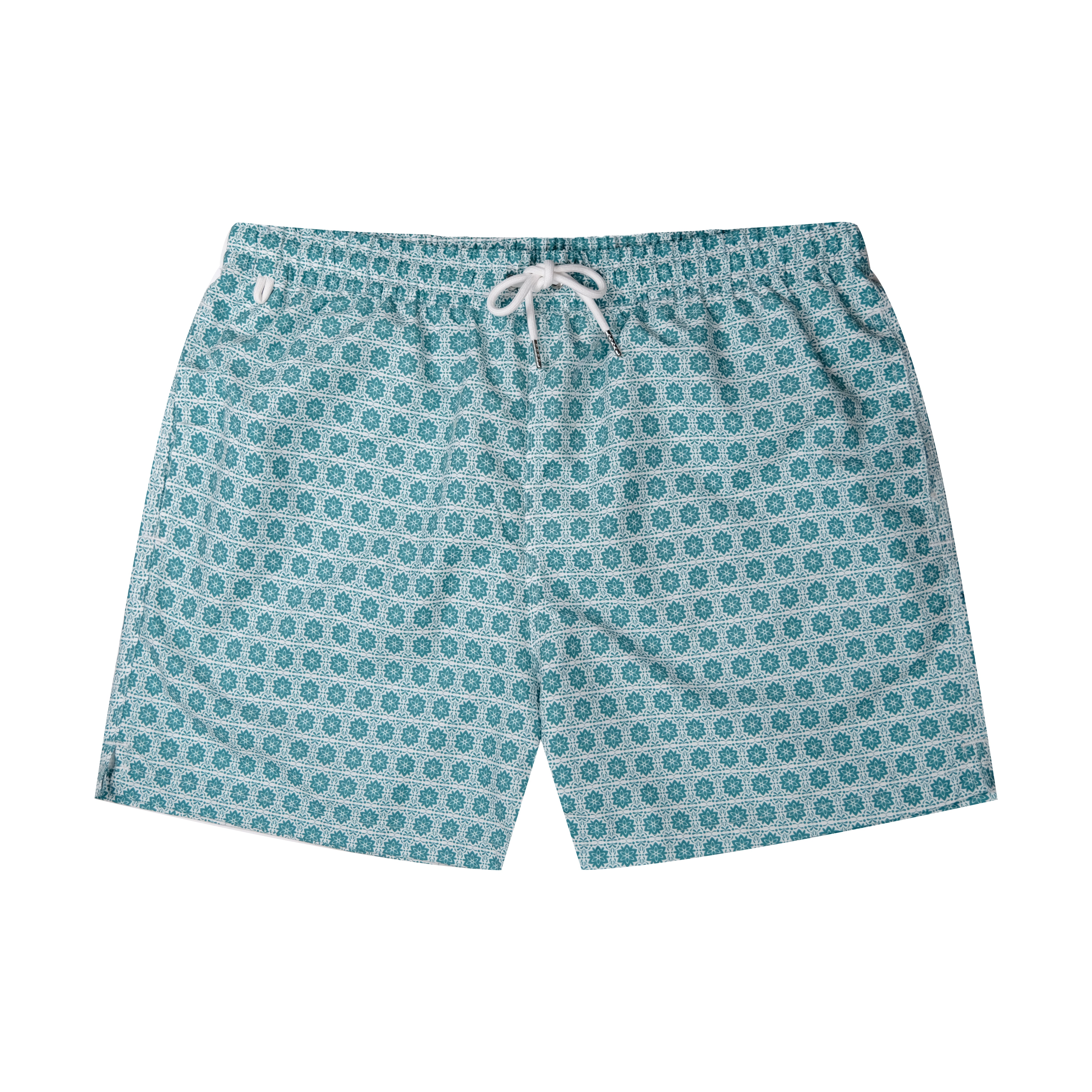 Maillot de Bain Weevay – "Ornement Sarcelle"