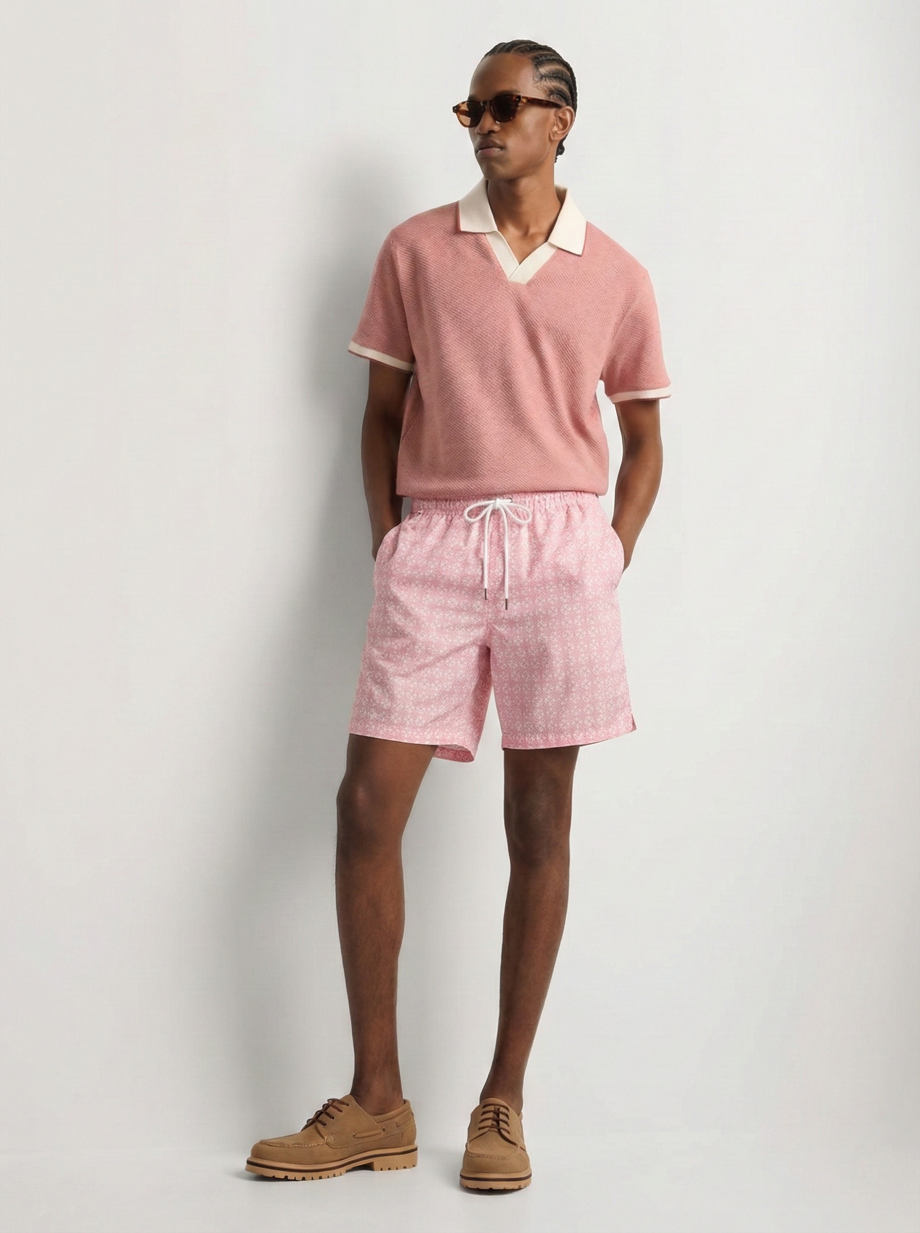 Maillot de Bain Weevay – "Ornement Rose"