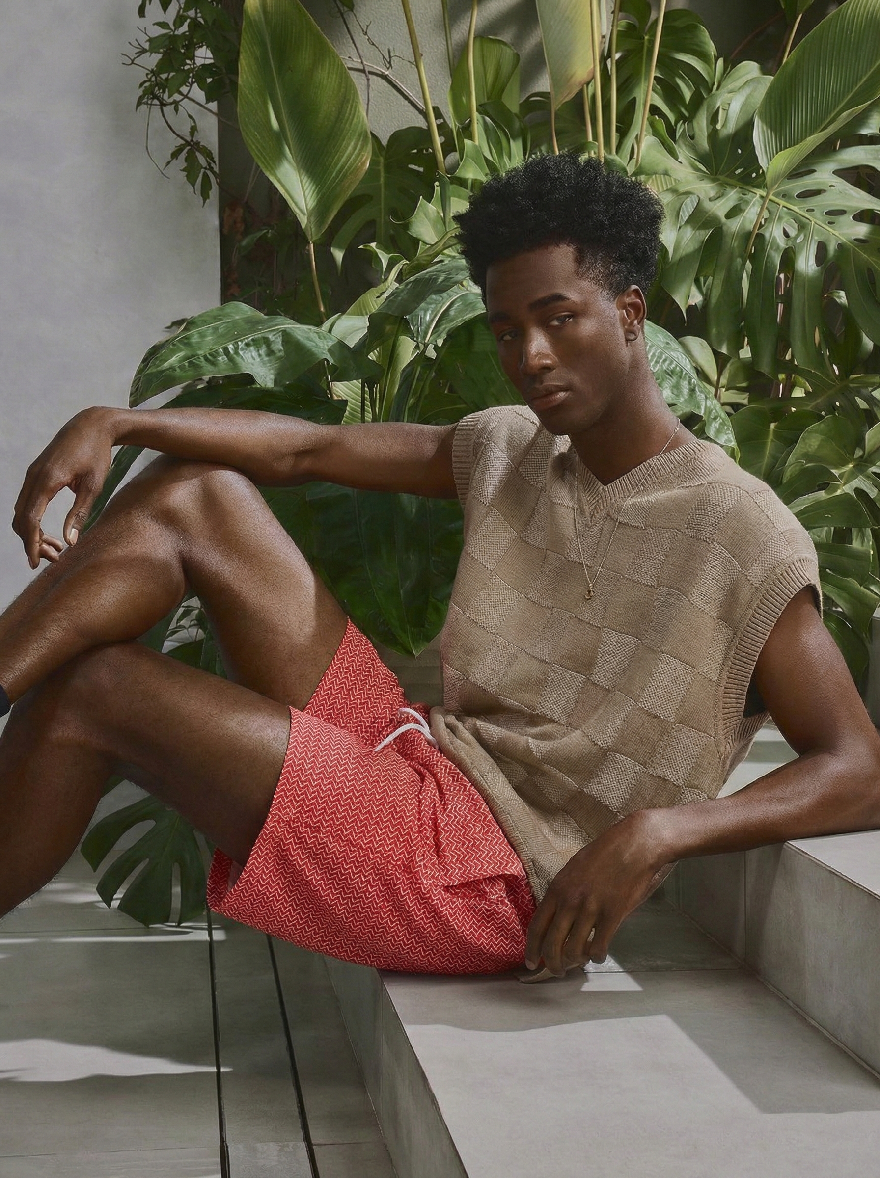 Maillot de Bain Weevay – "Rubis Chevron Rouge"