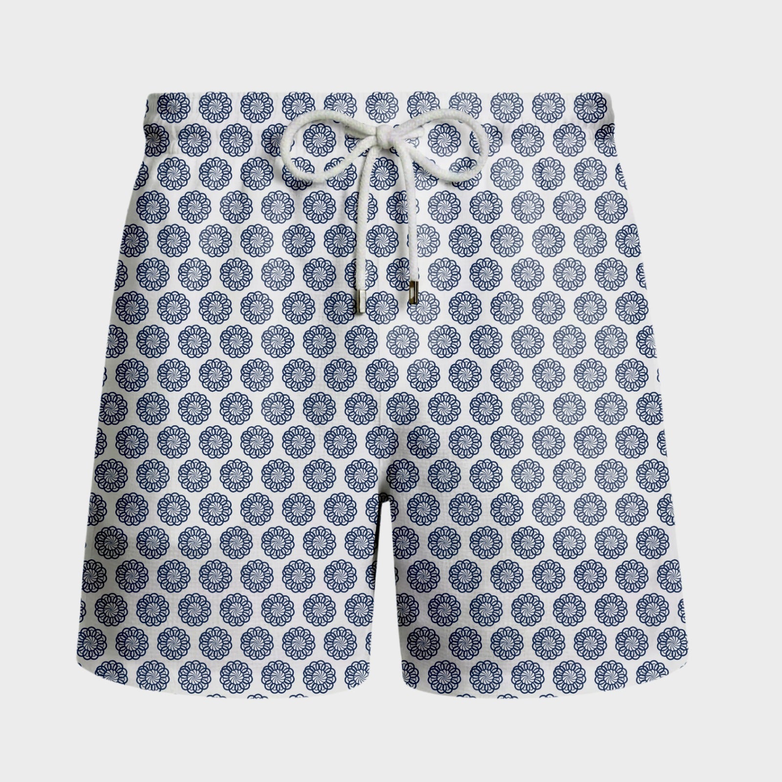 Maillot de Bain Weevay – "Mandala Bloom" Édition Blanche