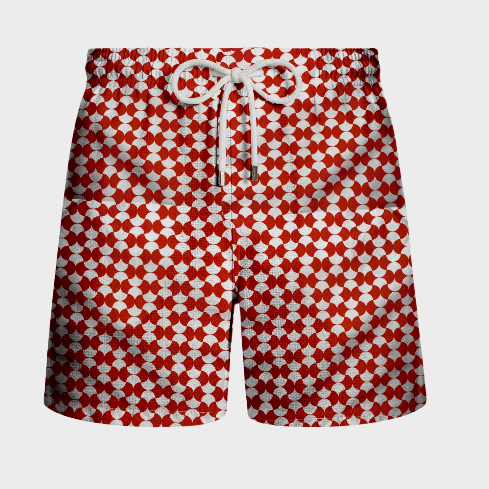 Maillot de Bain Weevay – "Cercle Géométrique Rouge"